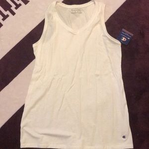 White Champion tank top